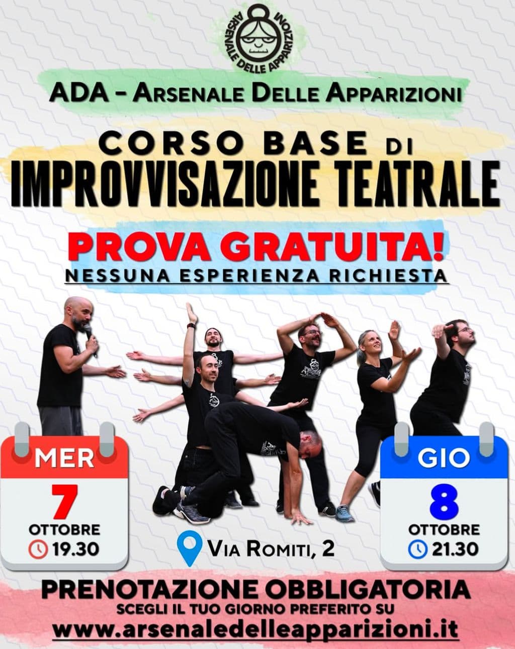 Corso Base di Improvvisazione Teatrale - Prova Gratuita Mercoledì