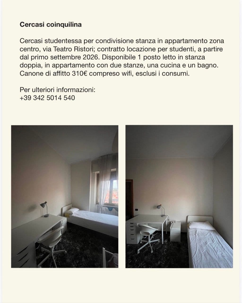 Posto letto a Verona